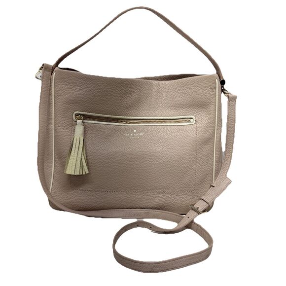 Kate Spade Michaela Chester Street Bag Blush Pebbled Leather Authentic - Picture 3 of 16